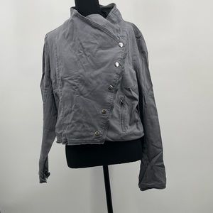Forever 21 Motorcycle Style Grey Jacket